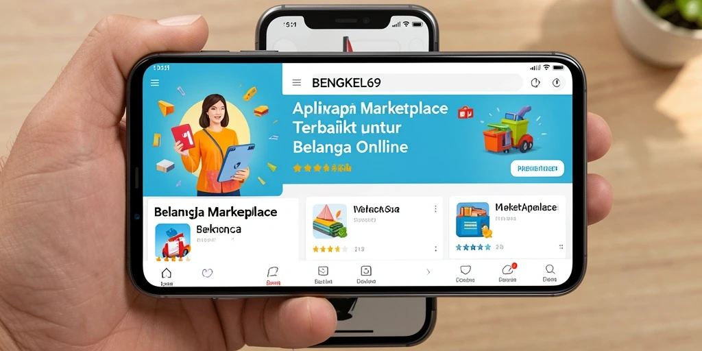 Tampilan antarmuka BENGKEL69 yang user-friendly dan menarik.