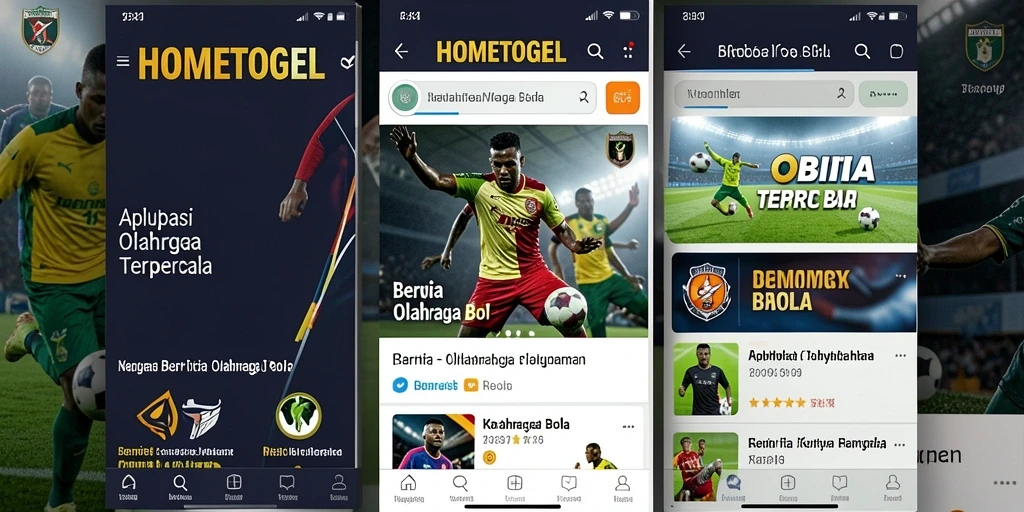 Tampilan antarmuka aplikasi HOMETOGEL yang modern dan informatif.