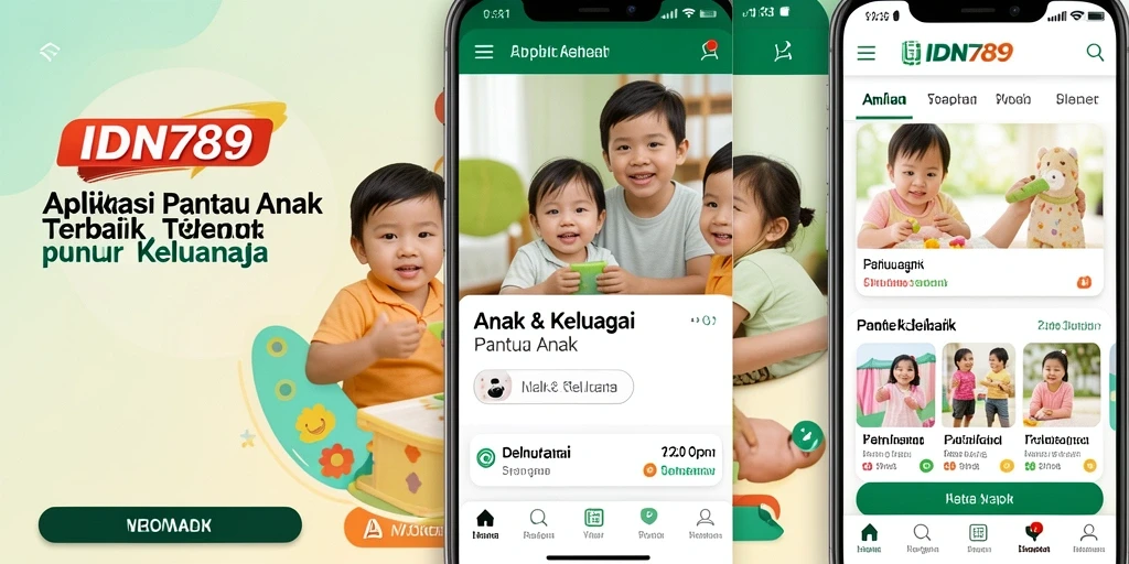 Tampilan intuitif aplikasi Pantau Anak IDN789.