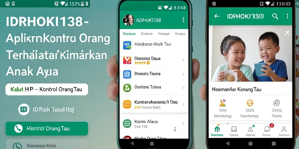 Antarmuka aplikasi IDRHOKI138 dengan fitur kontrol orang tua yang intuitif.