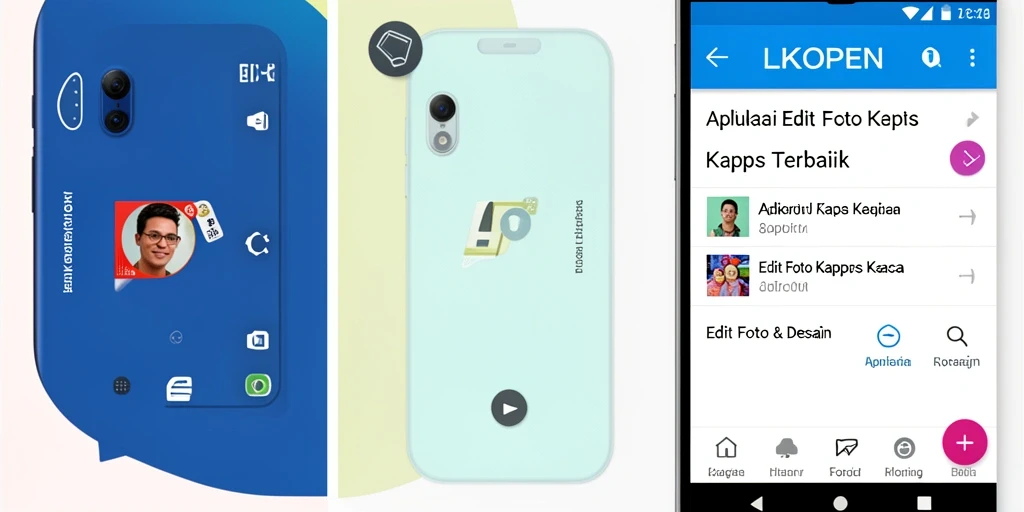 Screenshot antarmuka LKOPEN dengan fitur Edit Foto Kertas Kaca.