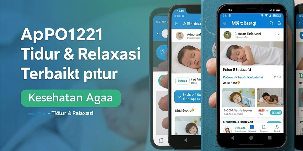 Antarmuka user-friendly MPO1221 untuk Tidur & Relaksasi yang nyaman.